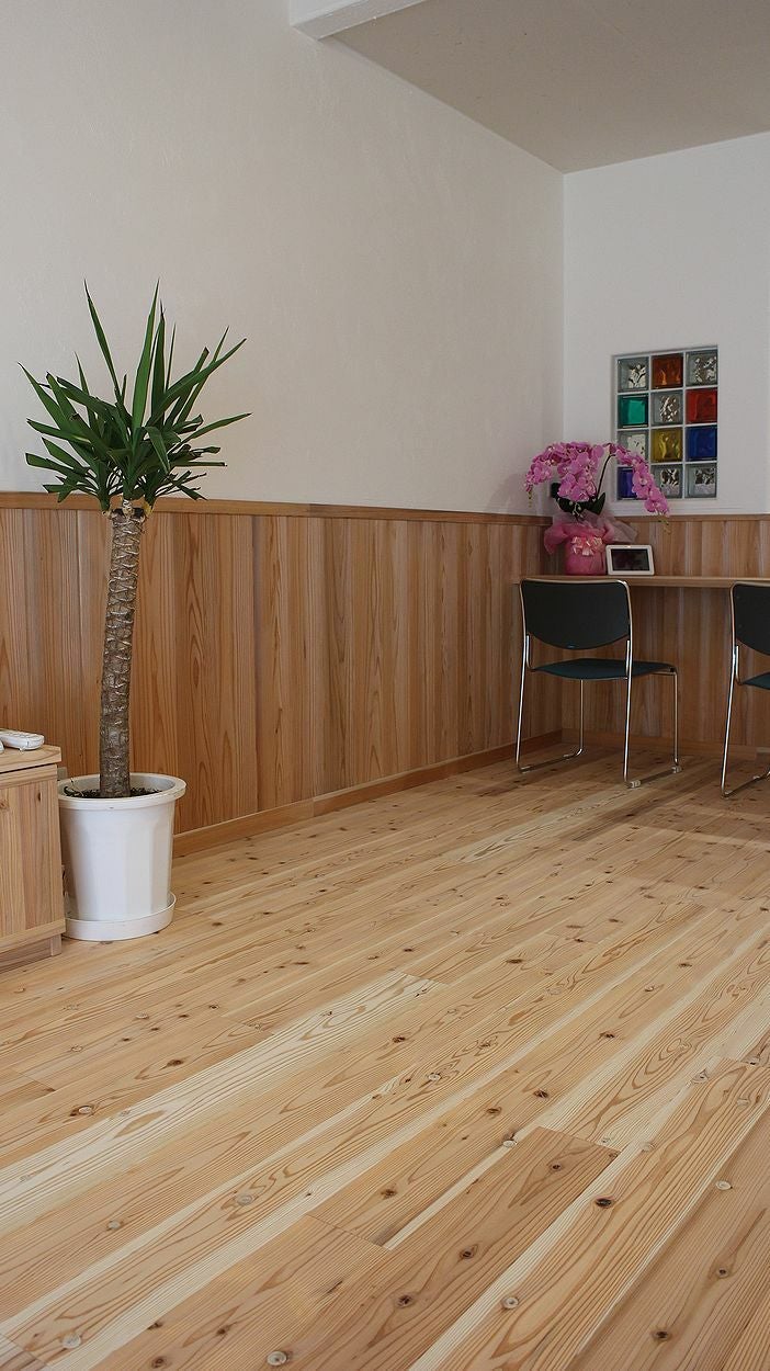 杉羽目板｜壁・天井用｜｜総赤身・節あり｜【幅:160mm×厚さ:11mm】【6寸・1ト赤身・ホ】