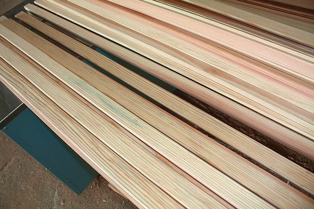 【訳あり】杉｜幅木・見切り｜1本｜無節｜【幅:41mm×厚さ:17mm｜１９８５㎜】